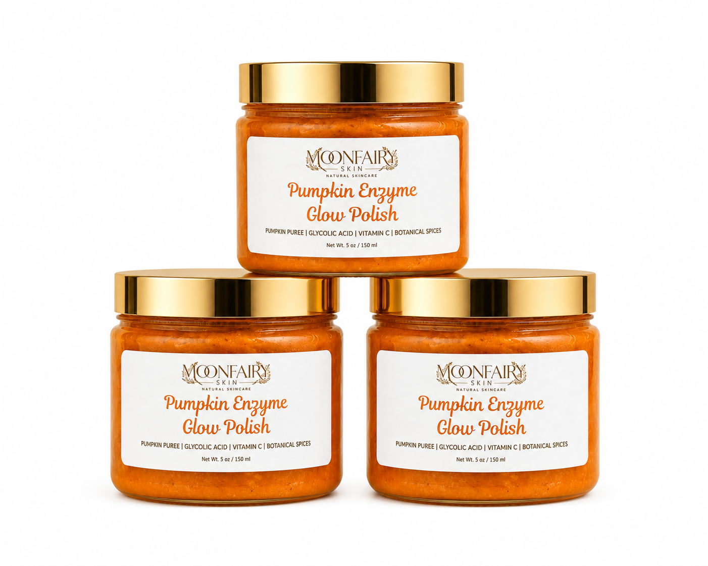 Pumpkin Enzyme Glow Polish 3 pack