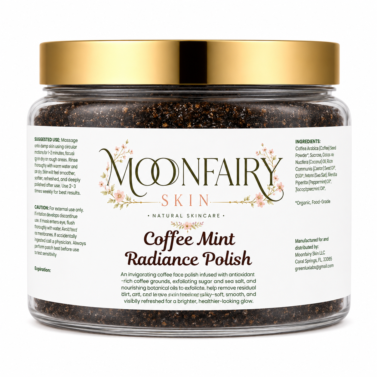 Coffee Mint Radiance Polish 8 oz