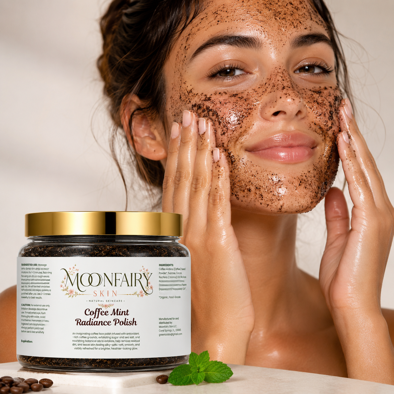 Coffee Mint Radiance Polish 5 oz